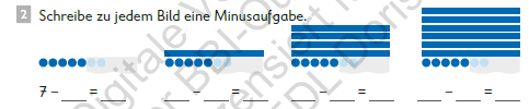 zur Beispiel 218 - VS - Einer- und Zehnerdarstellung ohne Beschreibung 3 Erklärungsseite gehen.