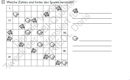 zur Beispiel 225 - VS - Hundertertafel - verdeckte Zahlen Erklärungsseite gehen.