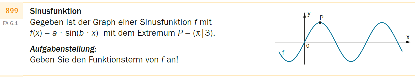 zur Beispiel 170 - Gleichung einer periodischen Funktion mit nur einer Punktangabe Erklärungsseite gehen.