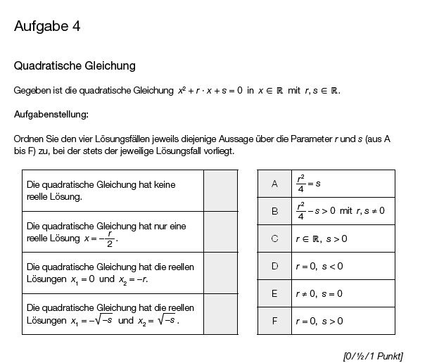 zur Beispiel 155 - Multiple Choice - Zuordnen Erklärungsseite gehen.